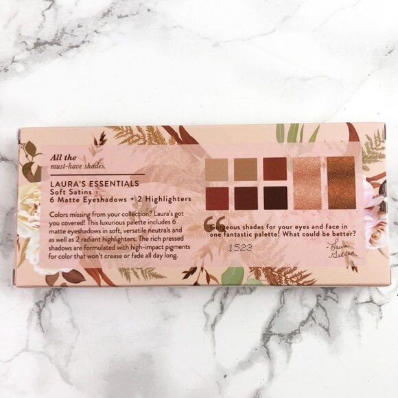 NIB Laura Geller Laura's Essentials Soft Satins Eyeshadow & Highlighter Palette - Picture 4 of 7